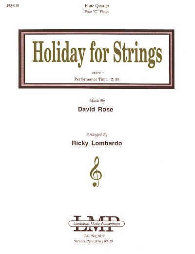 D. Rose: Holiday for Strings, 4Fl (Pa+St)