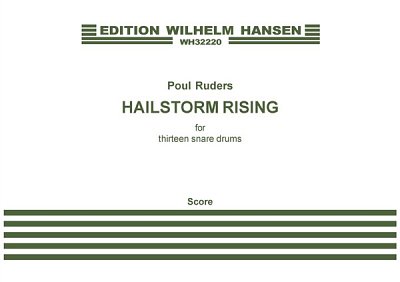 P. Ruders: Hailstorm Rising, Schlagzeugensemble