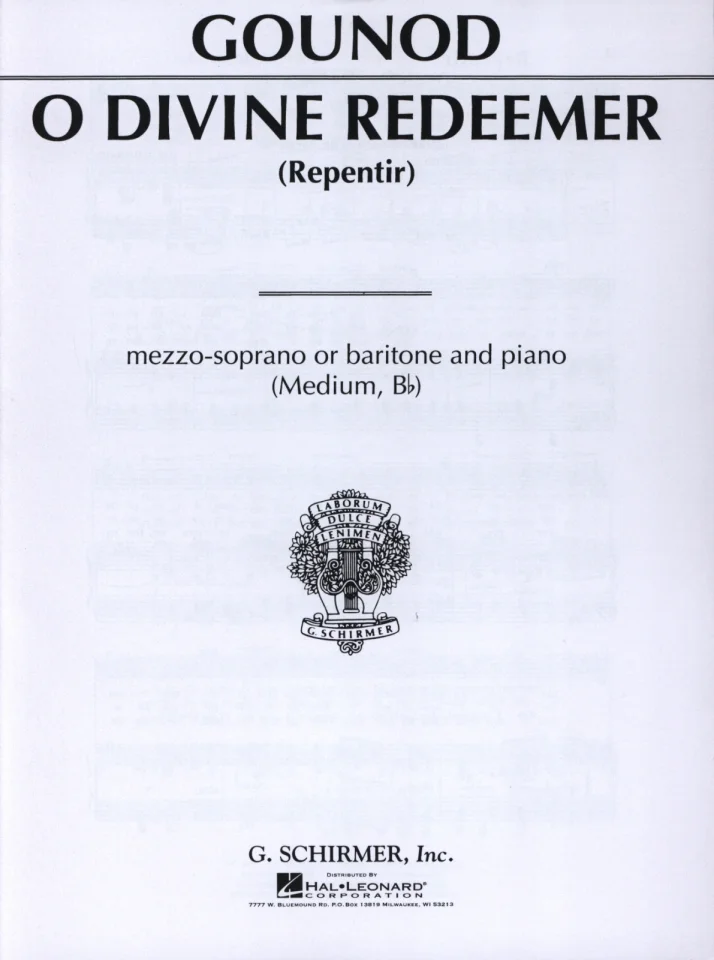 C. Gounod: O Divine Redeemer - Repentir, GesMKlav (0)