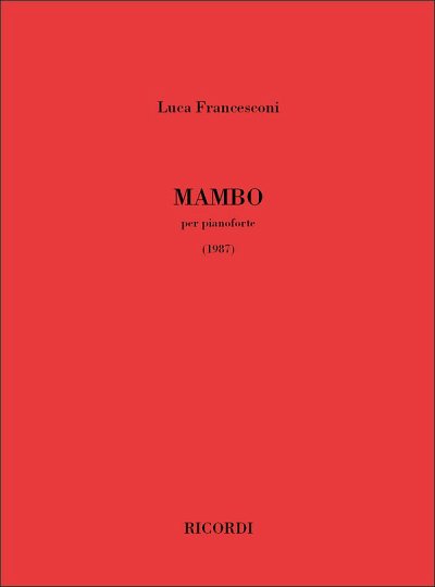 L. Francesconi: Mambo, Klav