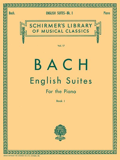 J.S. Bach: English Suites Book 1, Klav