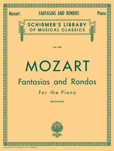 W.A. Mozart: Fantasias And Rondos For Piano, Klav