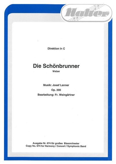 J. Lanner: Die Schönbrunner, Blaso (Dir+St)