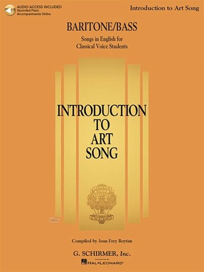 J.F. Boytim: Introduction to Art Song for Barito (+OnlAudio)