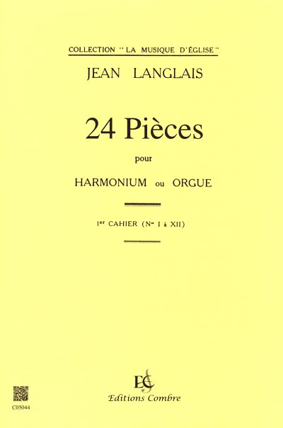 J. Langlais: 24 pièces 1 op. 6, Org/Hrm