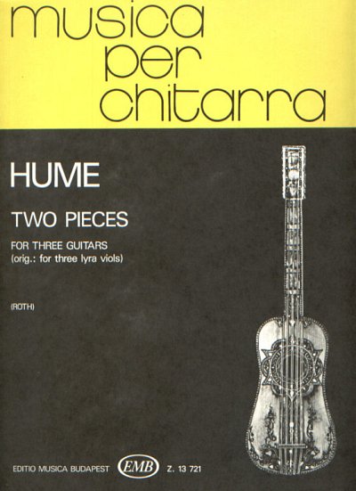 T. Hume: 2 Stücke für 3 Gitarren, 3Git (Sppa)