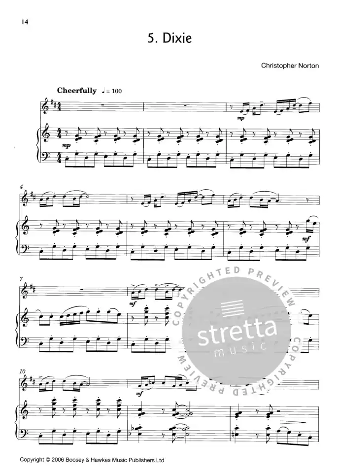 C. Norton: Concert Collection for Clarinet, KlarKlv (2)