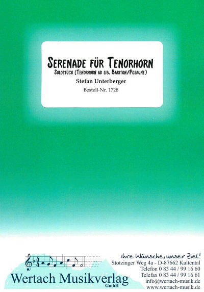 S. Unterberger: Serenade für Tenorhorn, Thrn/BarBlas (Pa+St)