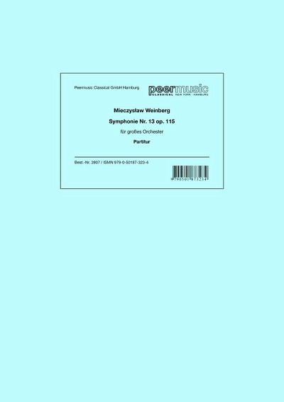 M. Weinberg: Symphonie Nr. 13 op. 115, Sinfo (Part.)