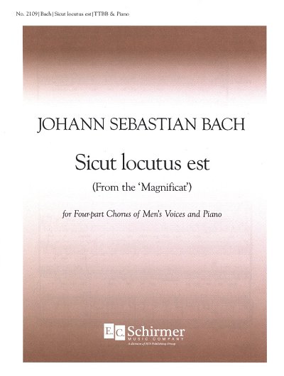 J.S. Bach: Magnificat: Sicut locutus est, Mch4Klav (Part.)