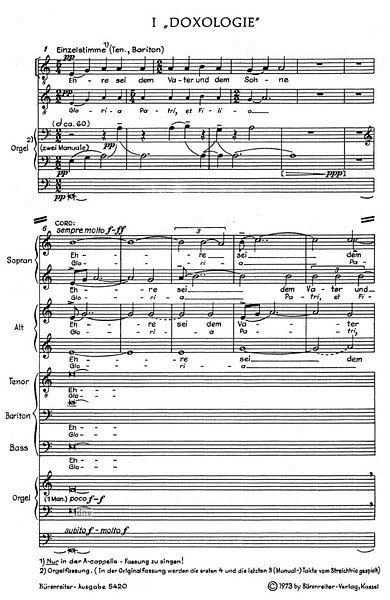 K. Huber: Kleine deutsche Messe (Missa brevissima) (1 (Chpa)