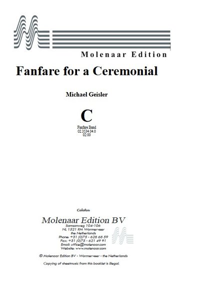 M. Geisler: Fanfare for a Ceremonial