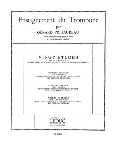 C. Pichaureau: Claude Pichaureau: 20 Etudes, Pos (Part.)