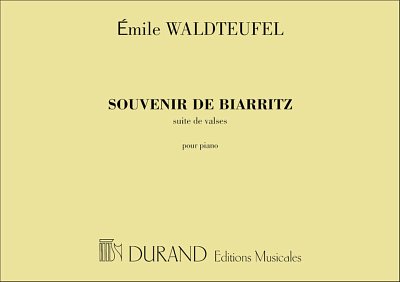 Souvenir De Biarritz, Suite De Valses, Pour Piano, Klav