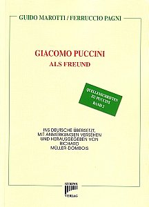 G. Marotti: Giacomo Puccini als Freund (Bu)