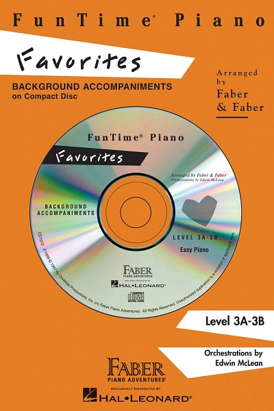 FunTime Piano Favorites Level 3A-3B CD, Klav (CD)