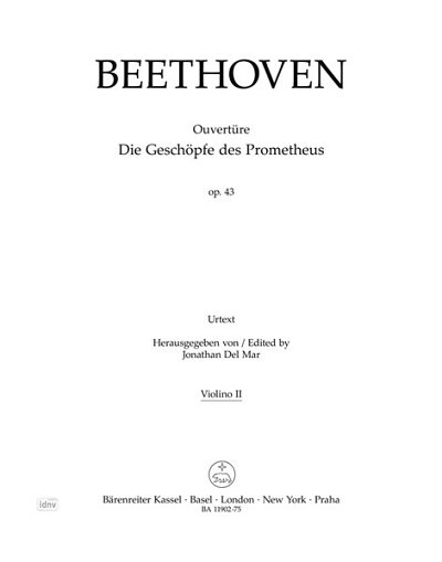L. van Beethoven: Overture "Die Geschöpfe des Prometheus" op. 43