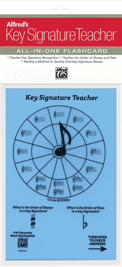 Alfred's Key Signature Teacher Blue