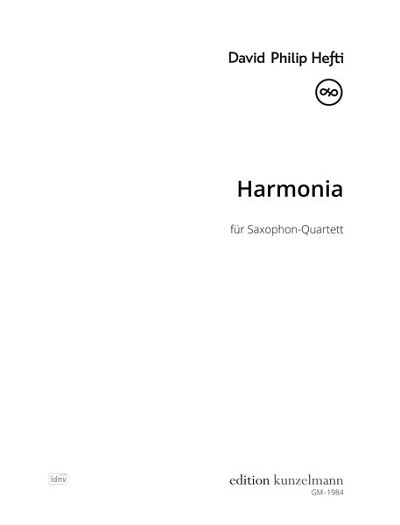 H.D. Philip: Harmonia, für Saxophon-Quartett (Pa+St)