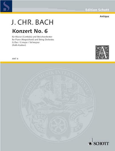 J.C. Bach: Concerto No. 6 G Major
