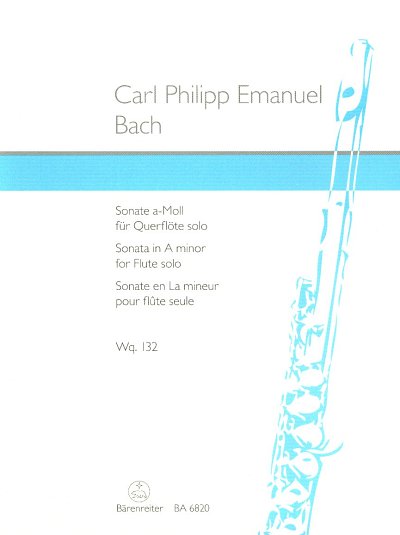 C.P.E. Bach: Sonate fuer Floete solo a-Moll Wq 13, Fl (SpPar