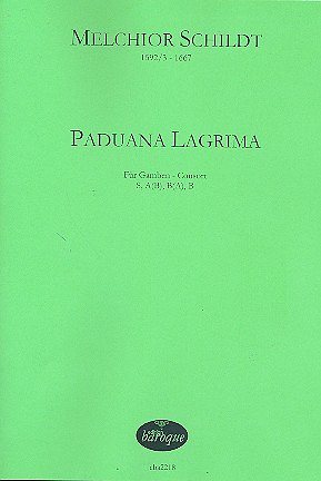 Paduana Lagrima für Gamben-Consort (Pa+St)