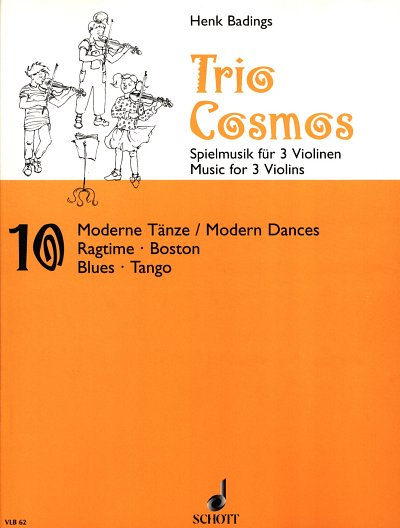 H. Badings: Trio-Cosmos 10, 3Vl (Pa+St)