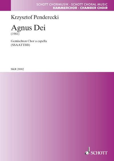 K. Penderecki: Agnus Dei
