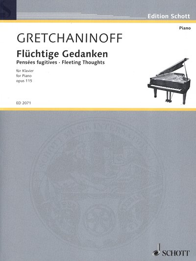 A. Gretschaninow y otros.: Flüchtige Gedanken op. 115