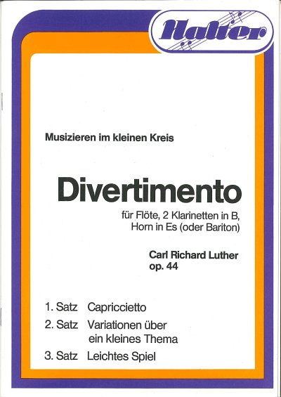 C.R. Luther: Divertimento op. 44