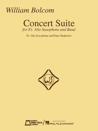 W. Bolcom: William Bolcom - Concert Suite, ASaxKlav (Part.)