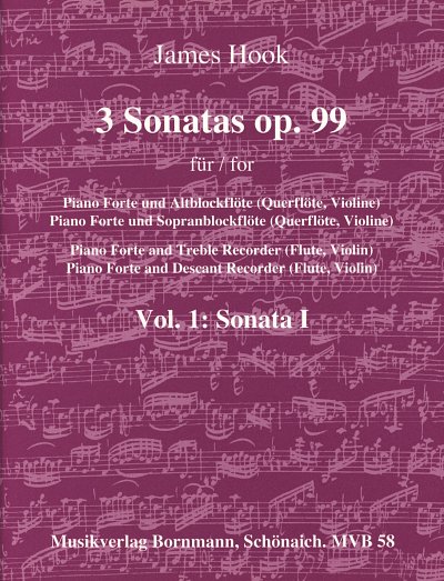 J. Hook: Sonate C-Dur op. 99/ 1, Sbfl/AbflKlv (KlaPa+St)