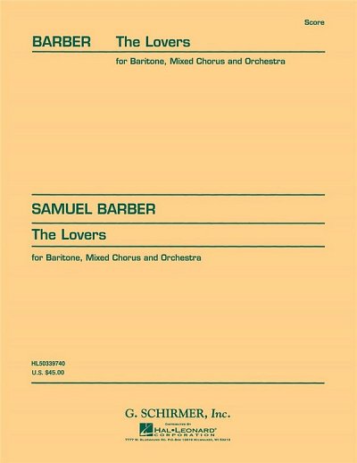 S. Barber: The Lovers, Op. 43, Sinfo (Part.)