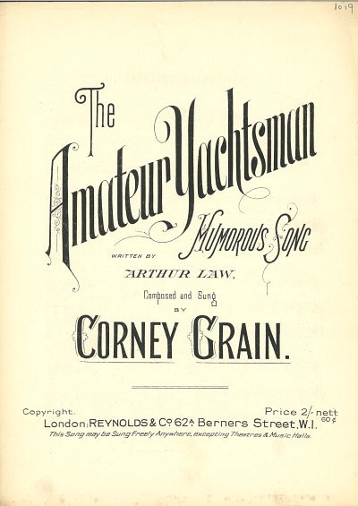 Corney Grain, Arthur Law: The Amateur Yachtsman