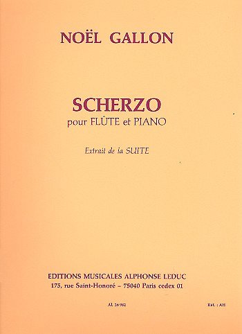 Scherzo Extrait De Suite, FlKlav (KlavpaSt)