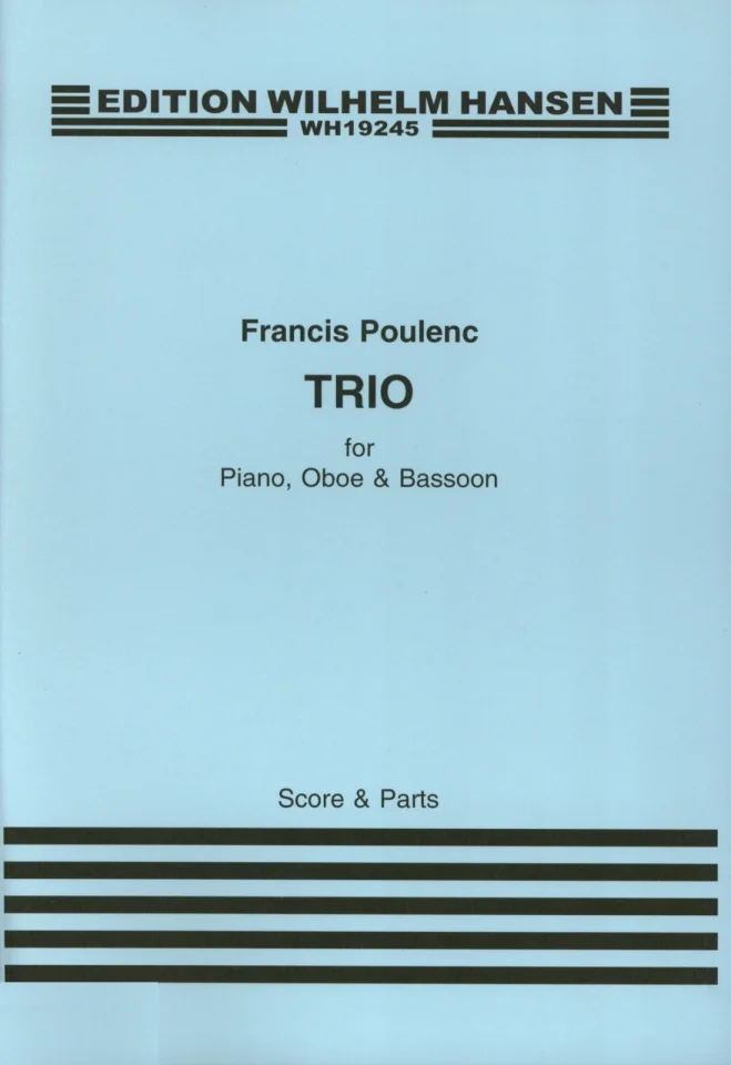 F. Poulenc: Trio, ObFgKlv (Pa+St) (0)