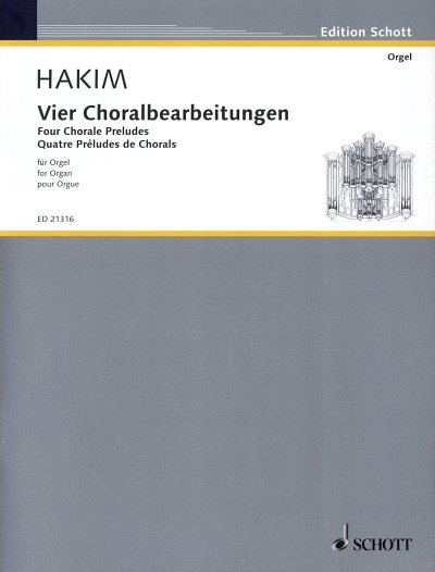 N. Hakim: Vier Choralbearbeitungen , Org