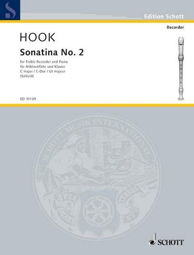 DL: J. Hook: Sonatina No. 2 C-Dur, AblfKlav