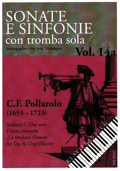 C.F. Pollarolo: Sinfonia C-Dur, TrpOrg/Klv (OrpaSt)