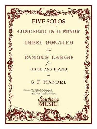 G.F. Händel: Three Sonates Famous Largo (Concerto G Minor)