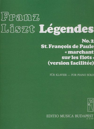 AQ: F. Liszt: Légendes No. 2 (version facilitée), K (B-Ware)