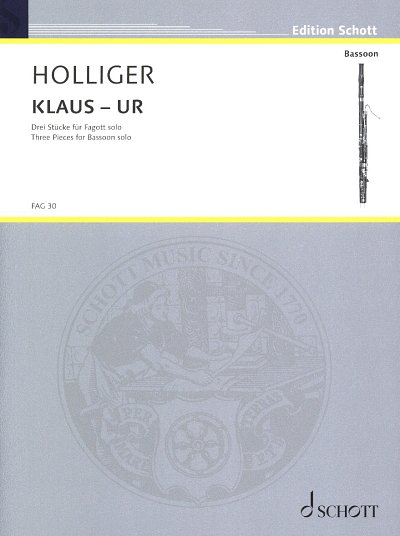 H. Holliger: KLAUS-UR, Fag
