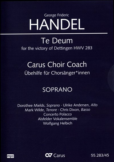 G.F. Händel: Te Deum for the Victory , 3GesGchOrchB (MP3-CD)