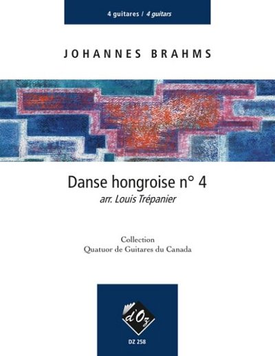 J. Brahms: Ungarischer Tanz Nr. 4, 4Git (Pa+St)
