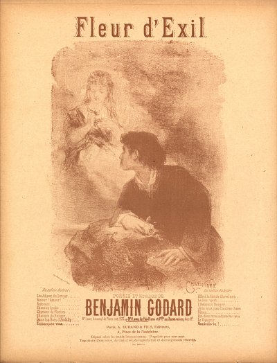 B. Godard: Fleur D'Exil Cht-Piano-Vlc , GesKlav
