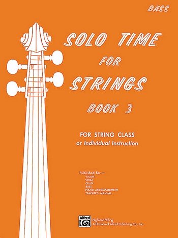 F. Etling: Solo Time for Strings, Book 3, Kb
