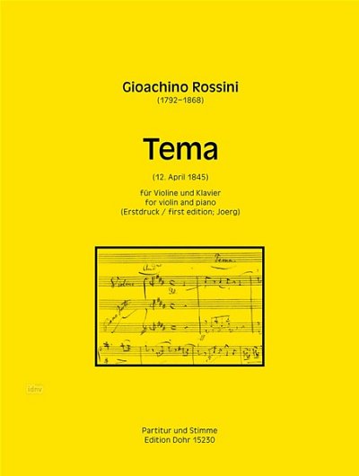 G. Rossini: Tema (PaSt)