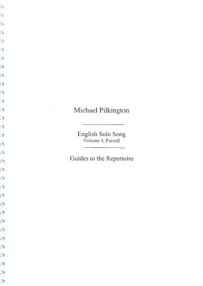AQ: H. Purcell: English Solo Song 4, Ges (Bu) (B-Ware)
