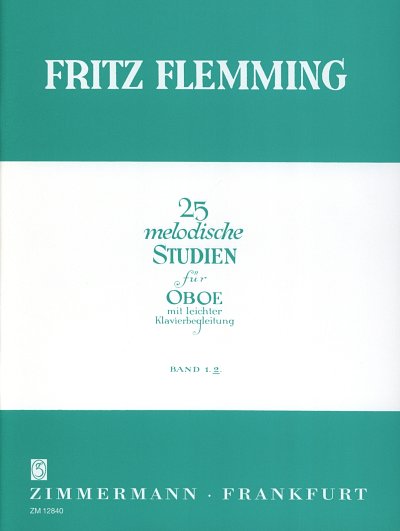 F. Flemming: 25 melodische Studien für Ob, ObKlav (KlavpaSt)