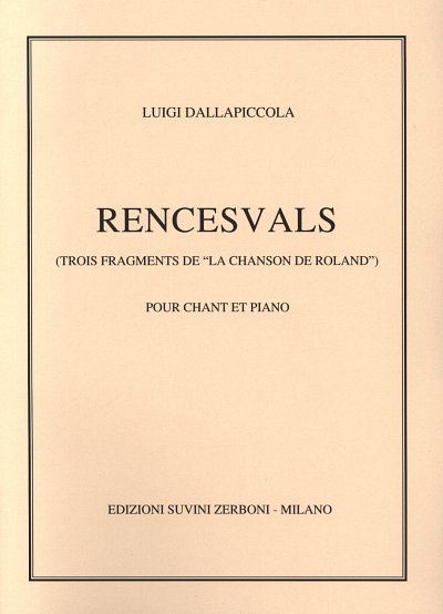 L. Dallapiccola: Rencesvals (1946), GesKlav
